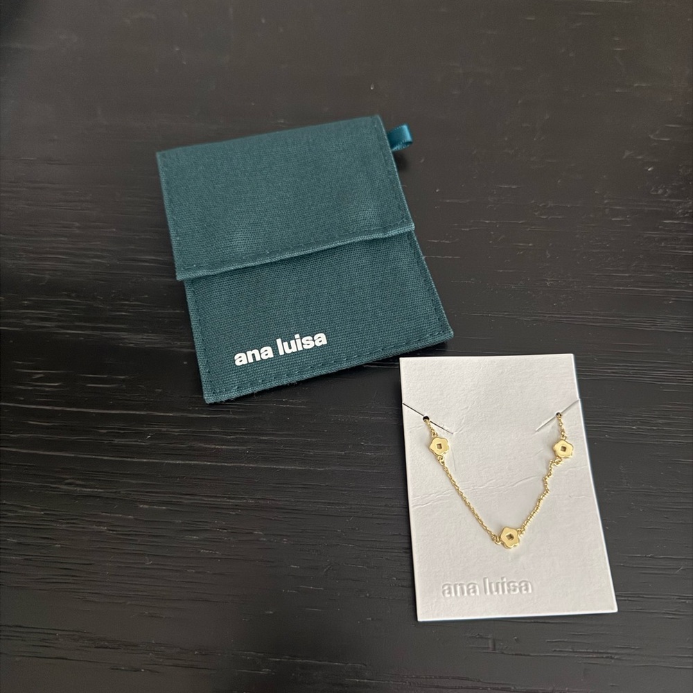 Ana Luisa Gold Flower Necklace